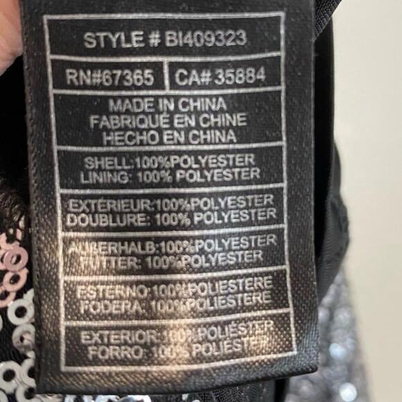 BB Dakota Women's All Night Sequin Skirt with Side Slit - M china - Picture 5 of 6